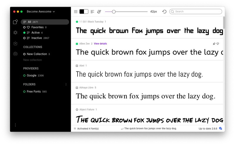 best font manager for mac 2016